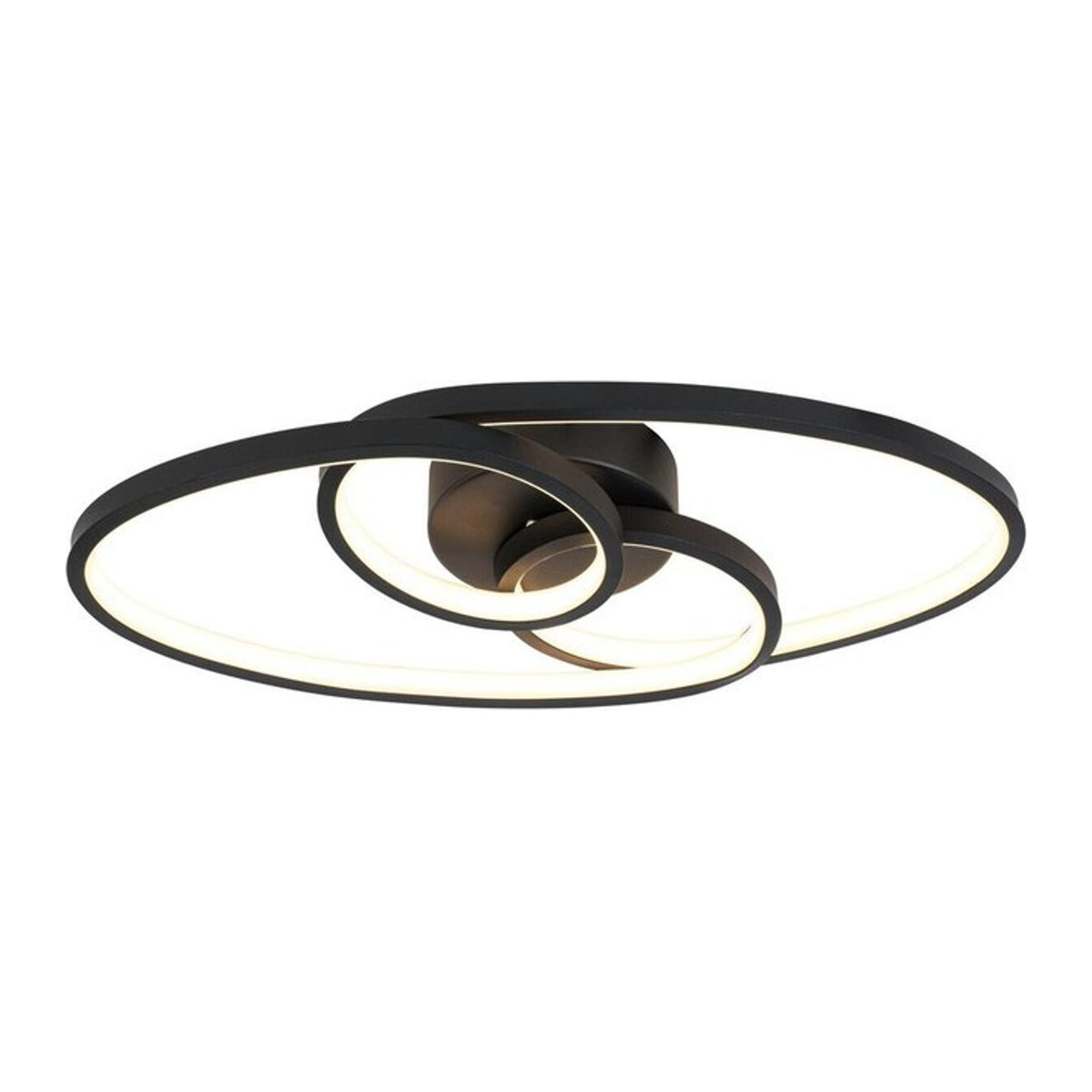 Nolo LED-Deckenleuchte Modern Schwarz Metall B/H/L: 21 x 8 x 45 cm - Bild 1
