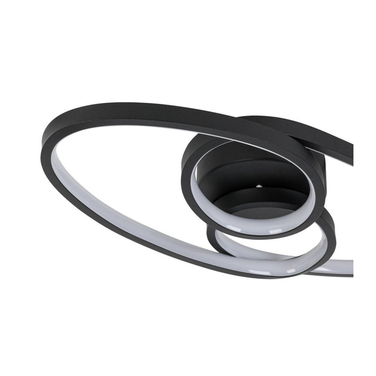 Nolo LED-Deckenleuchte Modern Schwarz Metall B/H/L: 21 x 8 x 45 cm - Bild 4