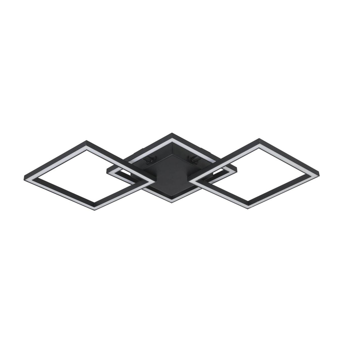 Nolo LED Deckenleuchte Tres modern Schwarz Kunststoff B/H/L: 29 x 5 x 63 cm - Bild 2
