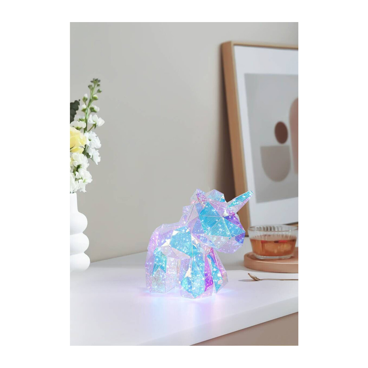 Nolo LED-Dekoleuchte Einhorn aus transparentem Kunststoff in Bunt - Bild 4