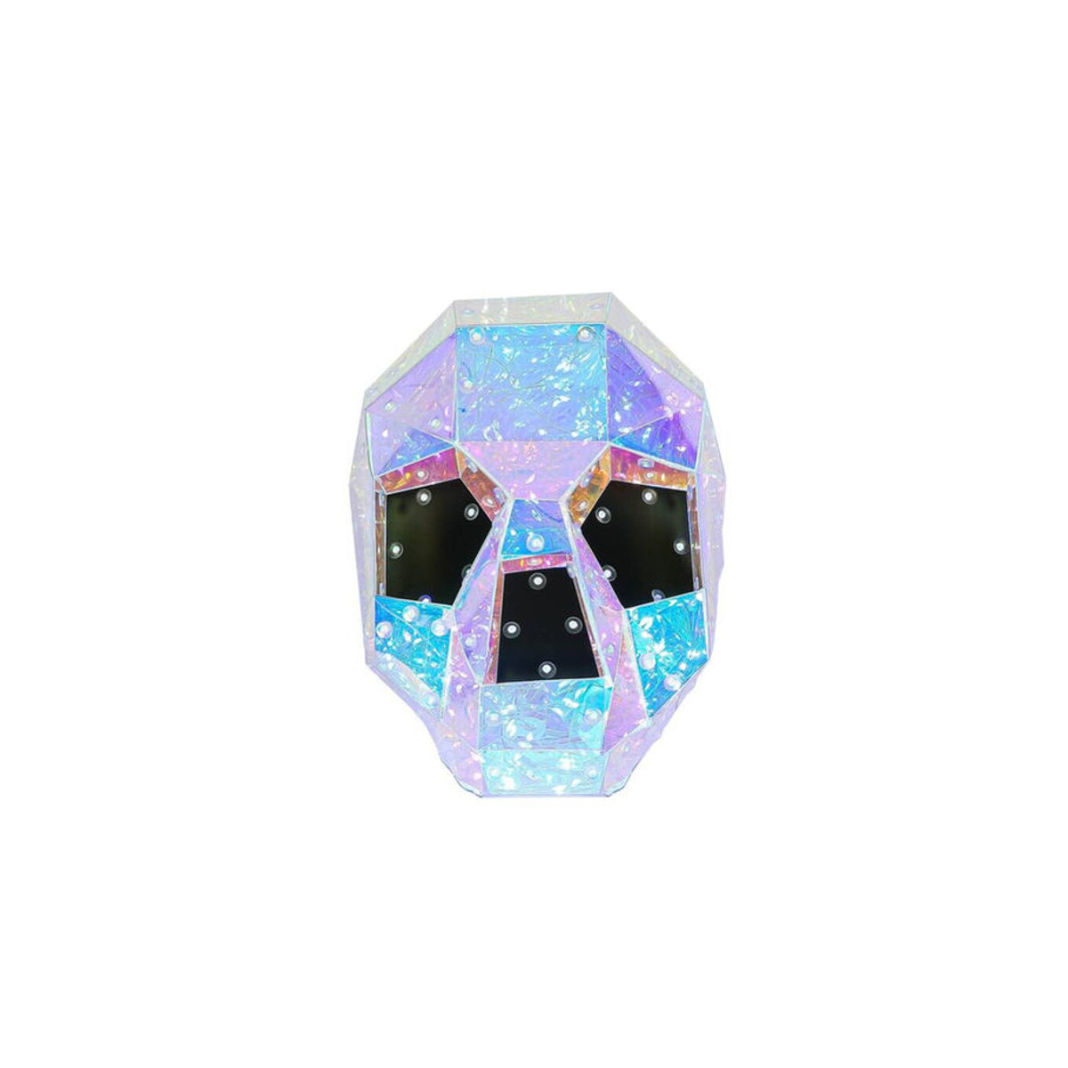 Nolo LED Tischleuchte Totenkopf transparent bunt B/H/L: 17 x 17 x 23 cm - Bild 2