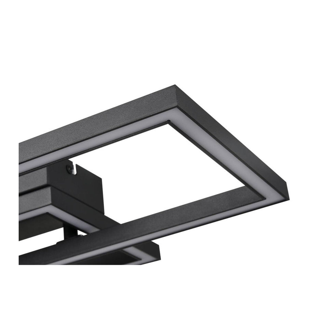 Nolo Lenna LED Deckenleuchte Modern Schwarz Kunststoff B/H/L: 28 x 6 x 50 cm - Bild 2
