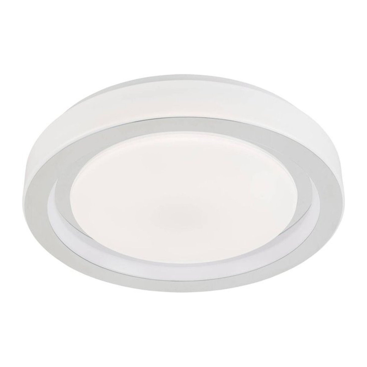 Nolo Moderne LED Deckenleuchte Rainbow in Weiß aus Metall und Kunststoff, H: 7 cm, D: 38 cm - Bild 1