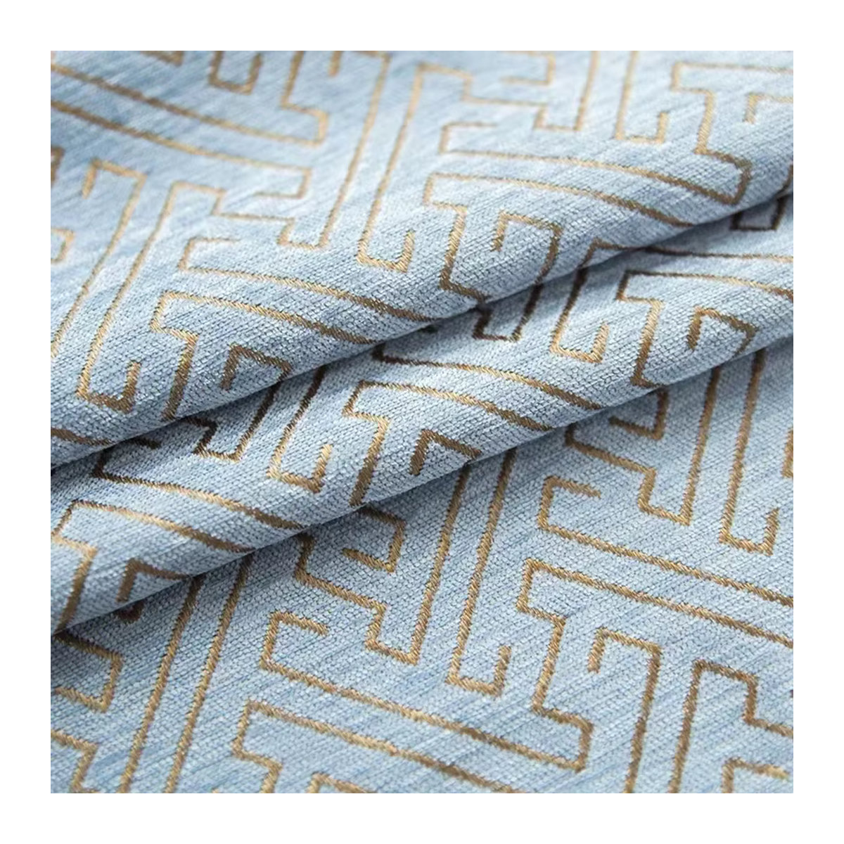 Nordic Chenille Vorhang in Grau mit hoher Schattierung für Wohnzimmer, Esszimmer und Schlafzimmer - Bild 3