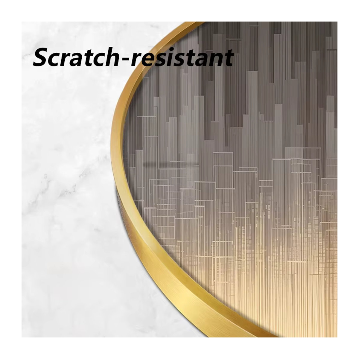 Nordic Digitale Wanduhr Minimalistisch und Geräuschlos mit Licht für dein Wohnzimmer - Bild 2