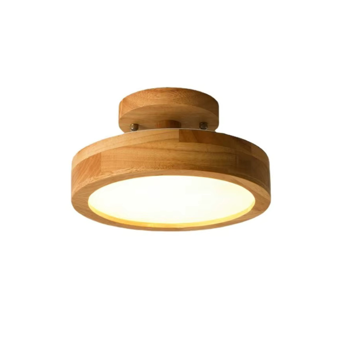 Nordic LED Deckenlampe aus Massivholz im japanischen Stil für Wohnzimmer, Schlafzimmer und Flur - Bild 4
