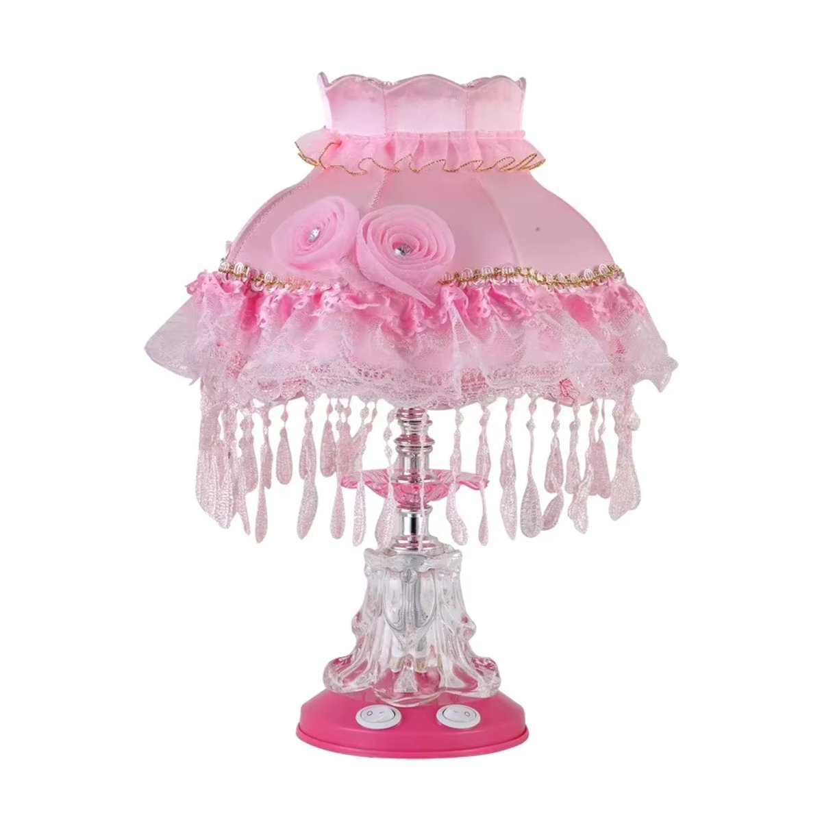 Nordic Retro Tischlampe Lava Ball in Rosa und Rot für das Kinderzimmer - Bild 4