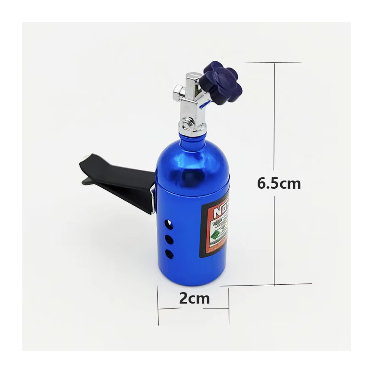 NOS Balsam Reiseparfüm Nachfüllung für das Auto in der blauen Aluminium-Duftflasche - Bild 2