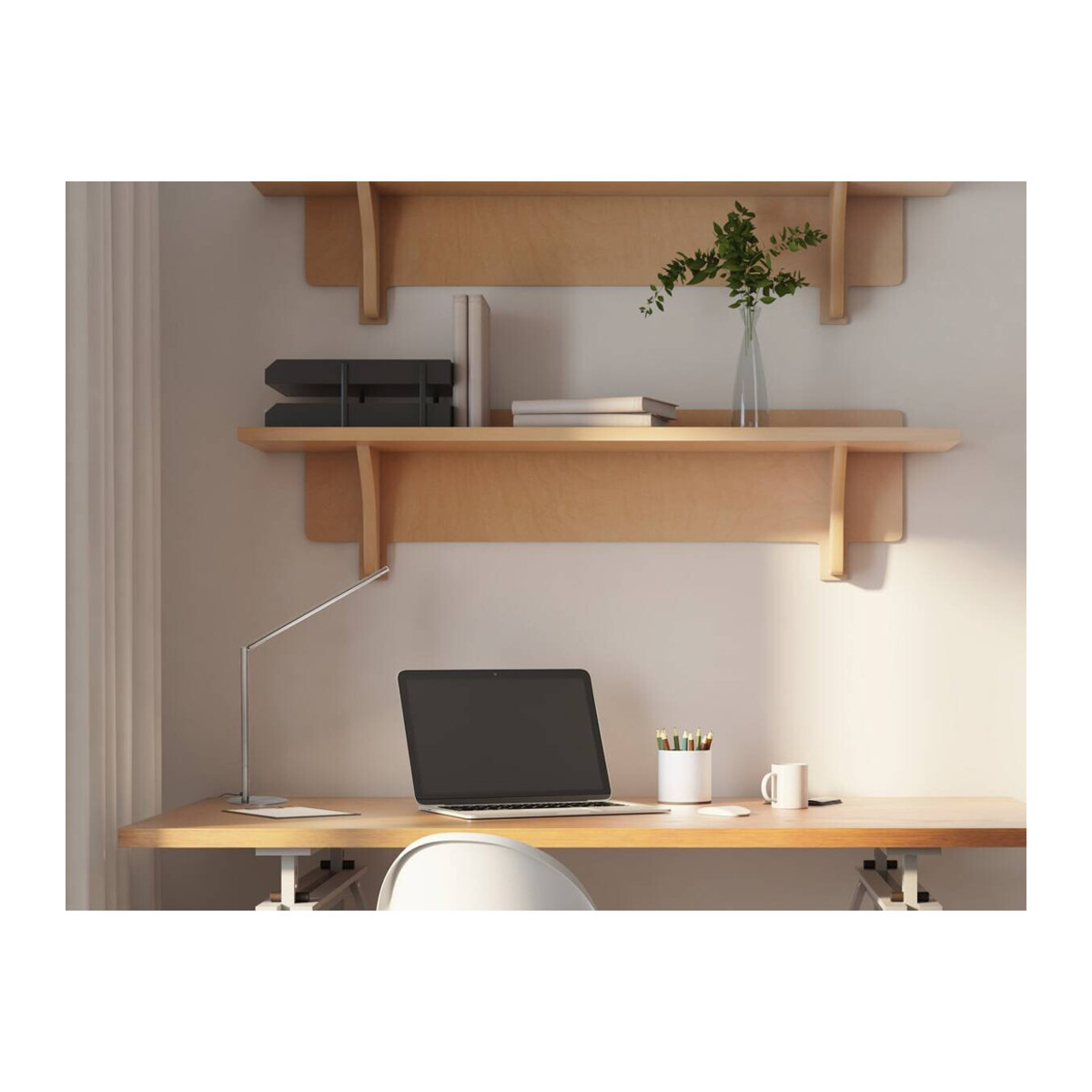 Nowa LED-Tischleuchte 50550101 in Nickel matt und Edelstahl, modern und warmweiß - Bild 2