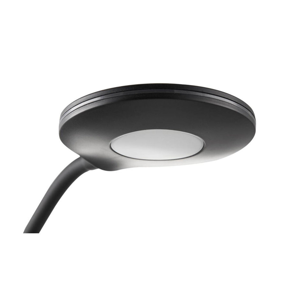 Nowa LED-Tischleuchte Schwarz Modern Minimalistisch aus Kunststoff mit warmweißem Licht - Bild 3