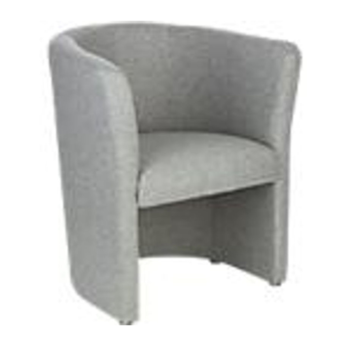 Nowy Styl CLUB Loungesessel mit Vollpolsterung in Grau aus Stoff - Bild 2