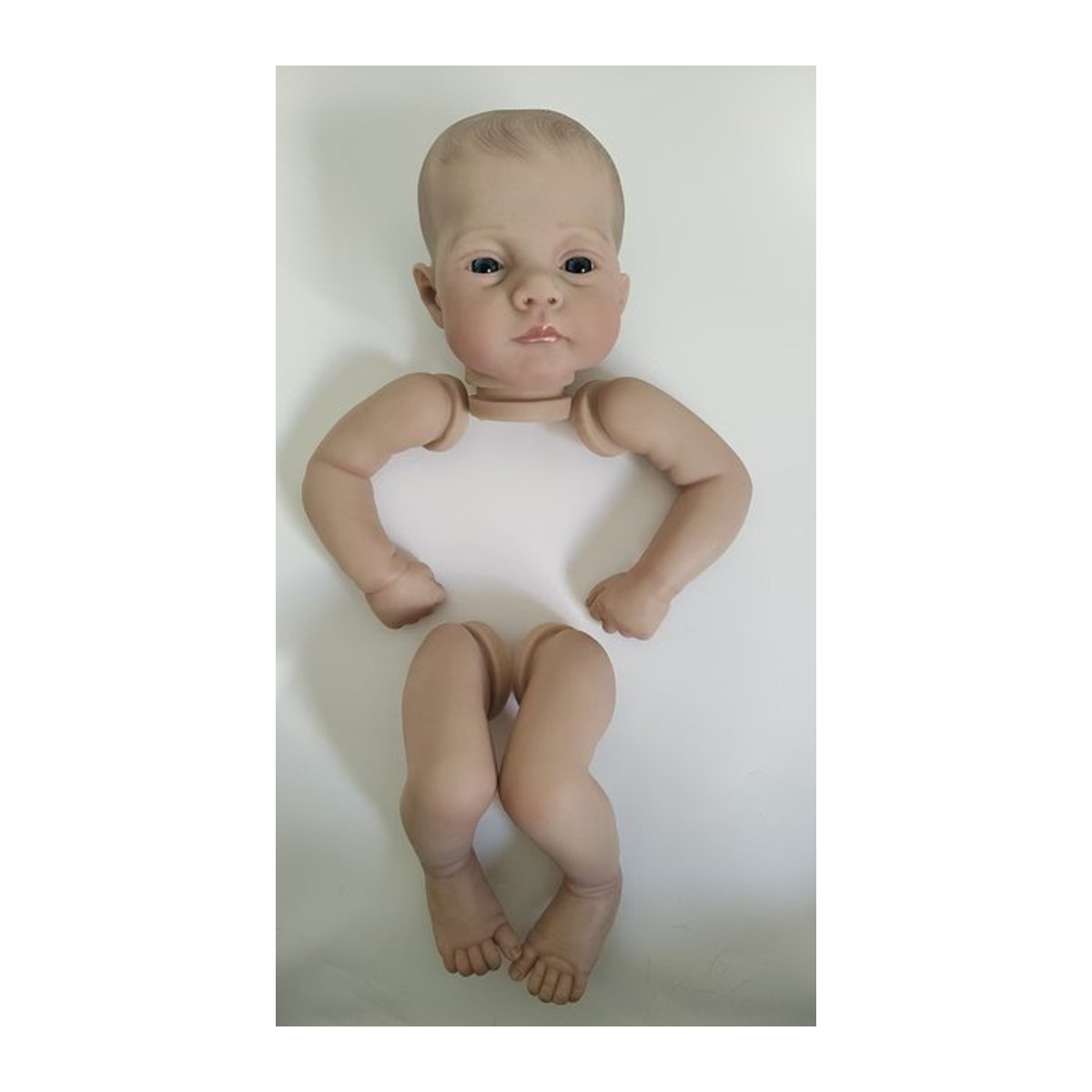 NPK Zwillinge-Set Lily und Irys handbemalte künstliche Puppen mit Soft-Touch-Oberfläche und Stoffkörper, Höhe: 48,26 cm - Bild 1