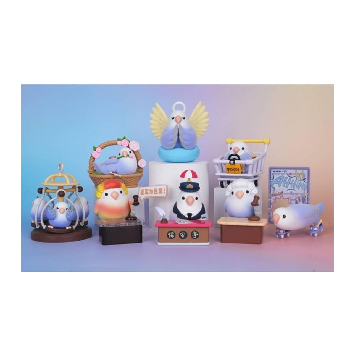 Null Civilization Loveb Rd Taroball Moderne Serie Blind Box Figur Vol.3, 6 Stück pro Box, Multicolor - Bild 1