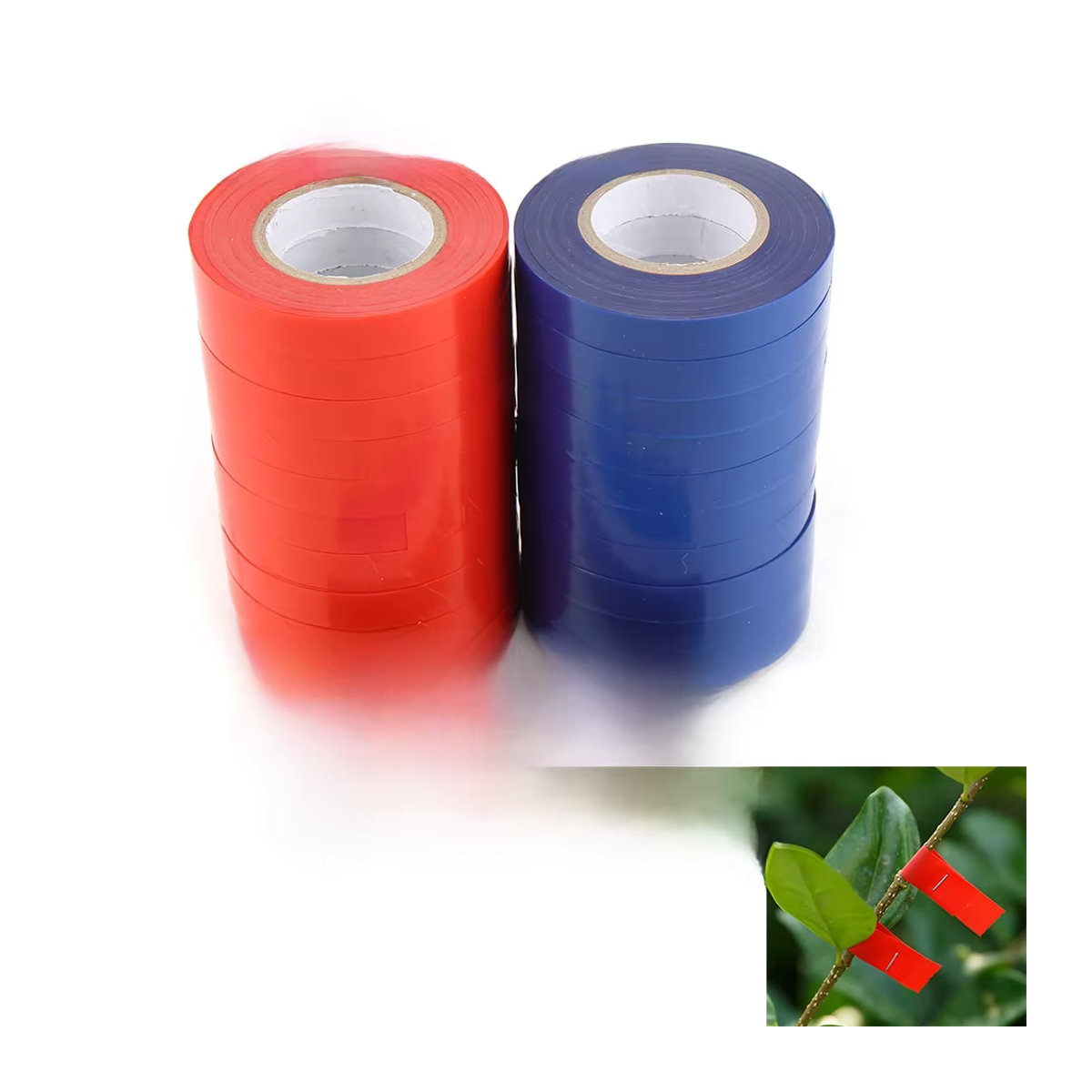 NuoDunco Pflanzenzweig-Krawattenband Set mit Heftklammern zur Gartenbindemaschine für Gemüse, Obst und Bäume - Bild 7