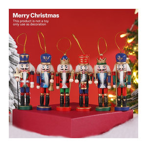 Nussknacker American Honor Guard Holzfigur als Weihnachtsbaum Ornament, mehrfarbig, Höhe: 13 cm