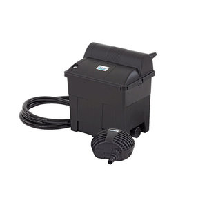 Oase BioSmart Teichfilter-Set mit UV-Pumpe in Schwarz aus Kunststoff