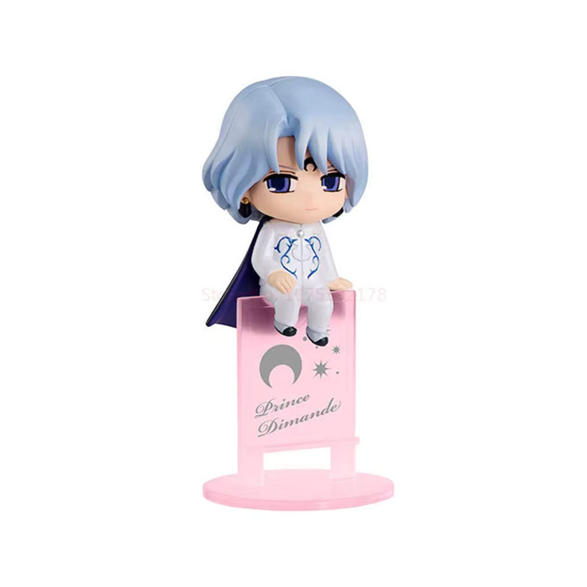 Ochatomo Bandai Sailor Moon Serie PVC-Figuren Set aus 6 Teilen, mehrfarbig, Dekorationsfiguren von Serenity, Black Lady und Chiba Mamoru - Bild 4