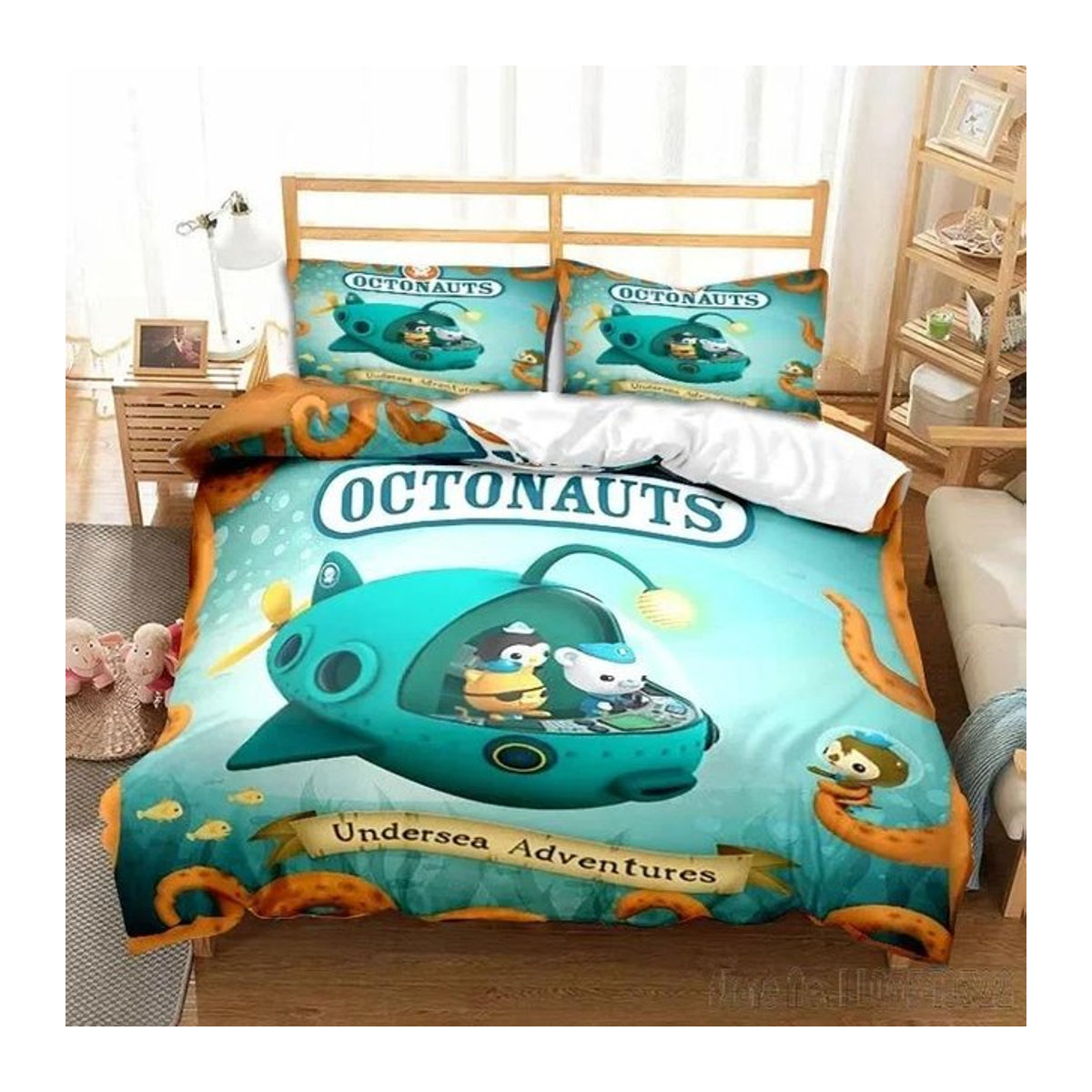 Octonauts Bettwäsche-Set für Kinder mit Deckenbezug, 3-teilig, B/H: 135 x 200 cm - Bild 1
