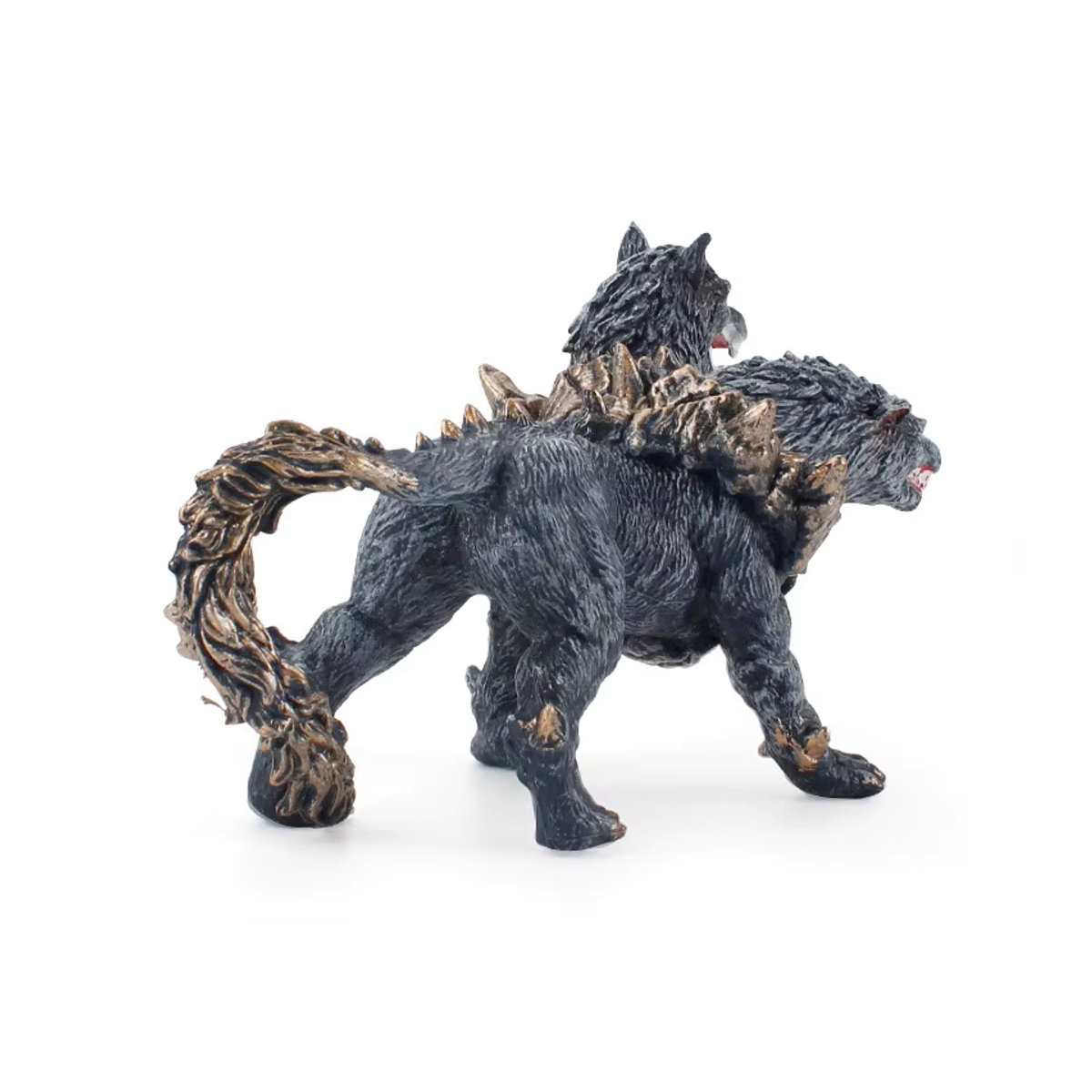ODILO Cerberus Figur Mythischer zweiköpfiger Hund als Desktop Ornament aus Kunststoff in Mehrfarbig - Bild 3