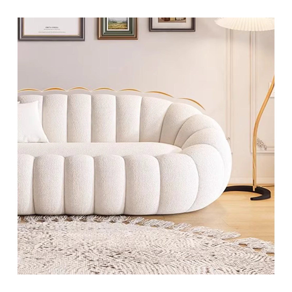 OEMG Cloud Sofa-Set aus modernem Plüsch und Teddy Velvet für dein Wohnzimmer - Bild 3