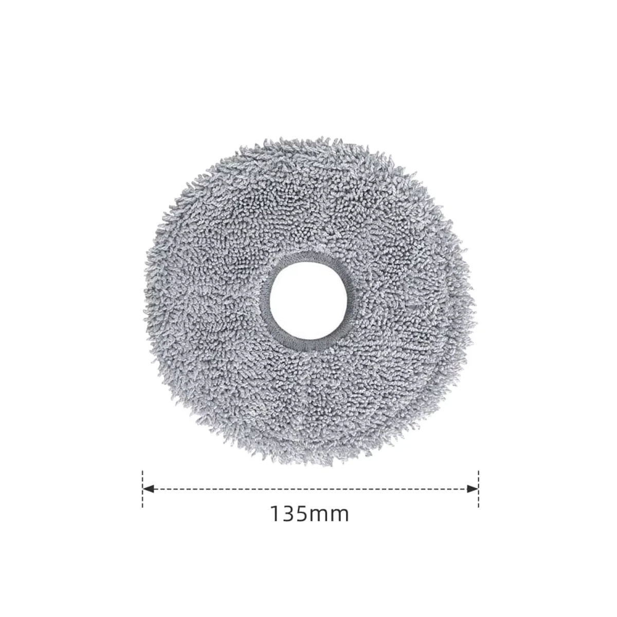 OEMG Mopptuch aus Mikrofaser in Grau für Dreame Roboterstaubsauger X50 Ultra, L20 Ultra, L10s Pro Ultra, X30 Ultra, L10s Pro Gen2, L10s Plus, L40 Ultra, X40 Ultra - Bild 2