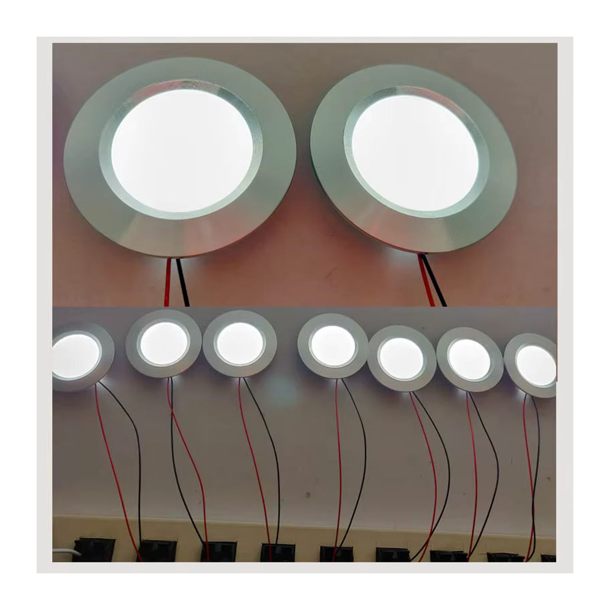 Ohlite LED Einbaustrahler Schwarz Minimalistisch Dimmbar 2 Zoll mit Durchmesser: 55 mm und Höhe: 14 mm - Bild 2