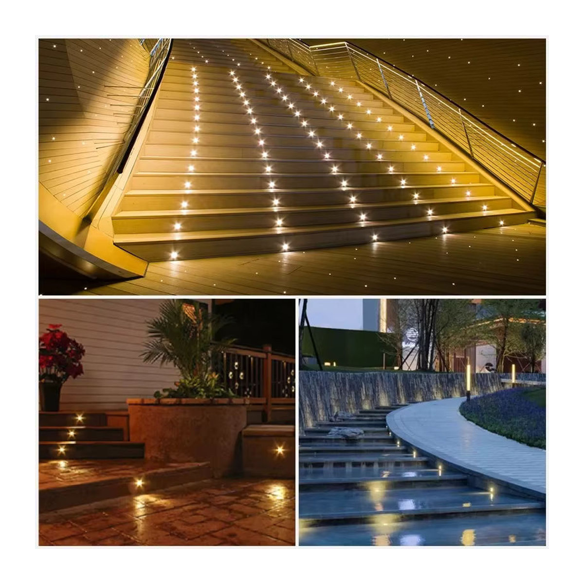 Ohlite Mini LED Außenstrahler aus Edelstahl IP68 wasserdicht für Pool Garten und Terrasse - Bild 2