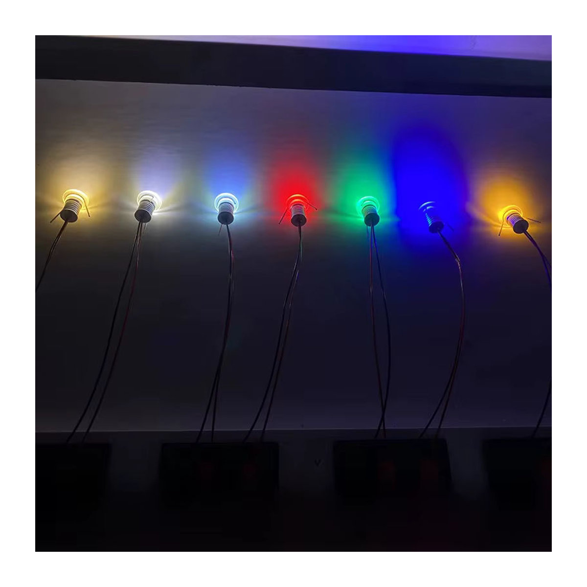 Ohlite Mini LED-Strahler aus Acryl in Bunt, DC12V Deckenspots IP65 für DIY-Beleuchtung - Bild 3