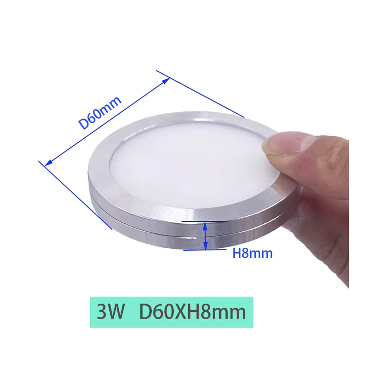 Ohlite Ultradünner LED Mini-Spot Strahler in Schwarz oder Schwarz/Weiß für Schrank, Schmuckdisplay und Deckenbeleuchtung - Bild 2