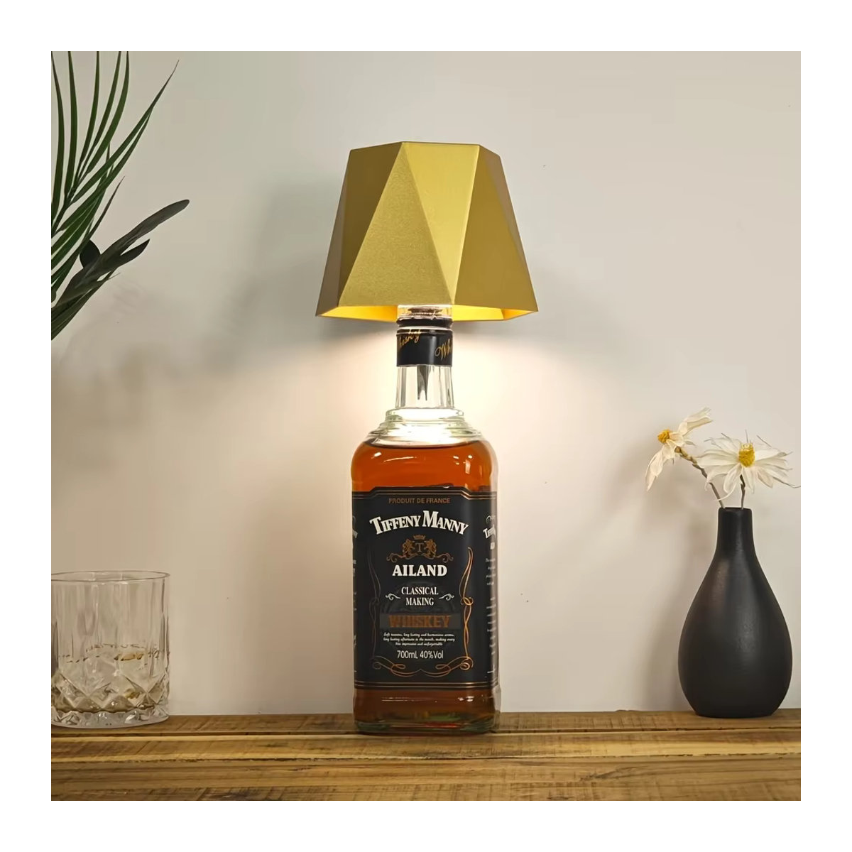 OKAL RED EAST Moderne Tischlampe in Schwarz mit Touch-Steuerung und stufenloser Dimmfunktion - Bild 4