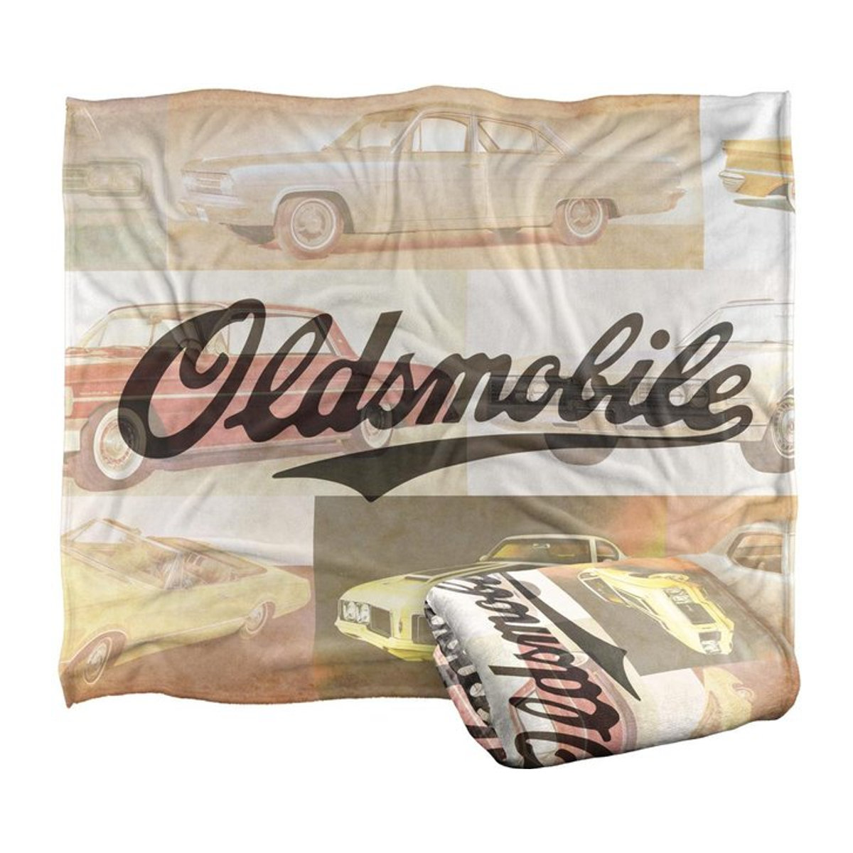 Oldsmobile Vintage Decke schwarz One Size warm - Bild 1