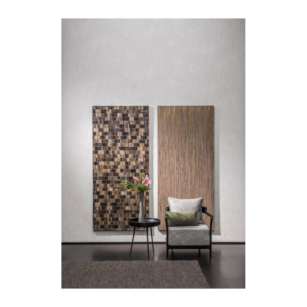 Omexco Tapete BOA1 Borneo BOA101 in Braun mit abstraktem und rustikalem Design - Bild 3