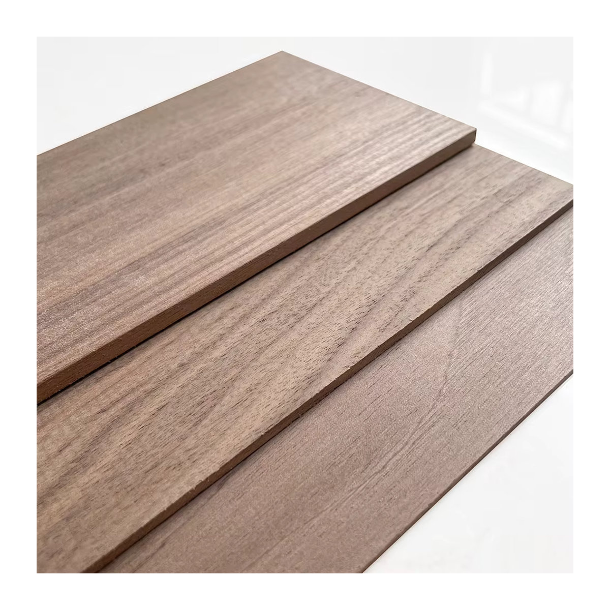 OMUKI Massivholzplatte aus natürlichem schwarzem Walnussholz für DIY Holzhandwerk, rechteckig, braun und schwarz - Bild 3