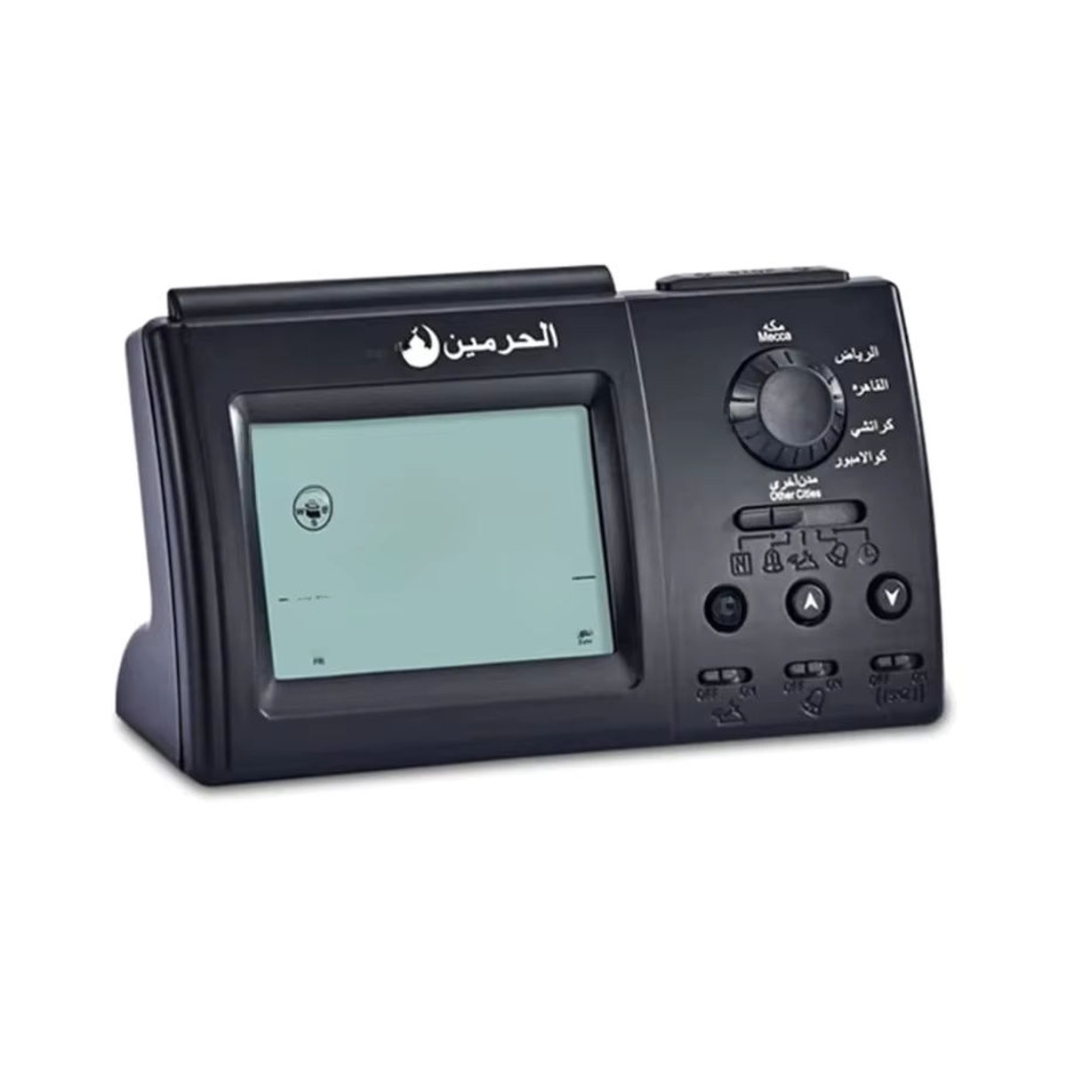 OOTDTY Azan Gebet Wecker mit digitaler Anzeige und Thermometer, Islamische Gebetserinnerung als digitale Tischuhr in Schwarz - Bild 7