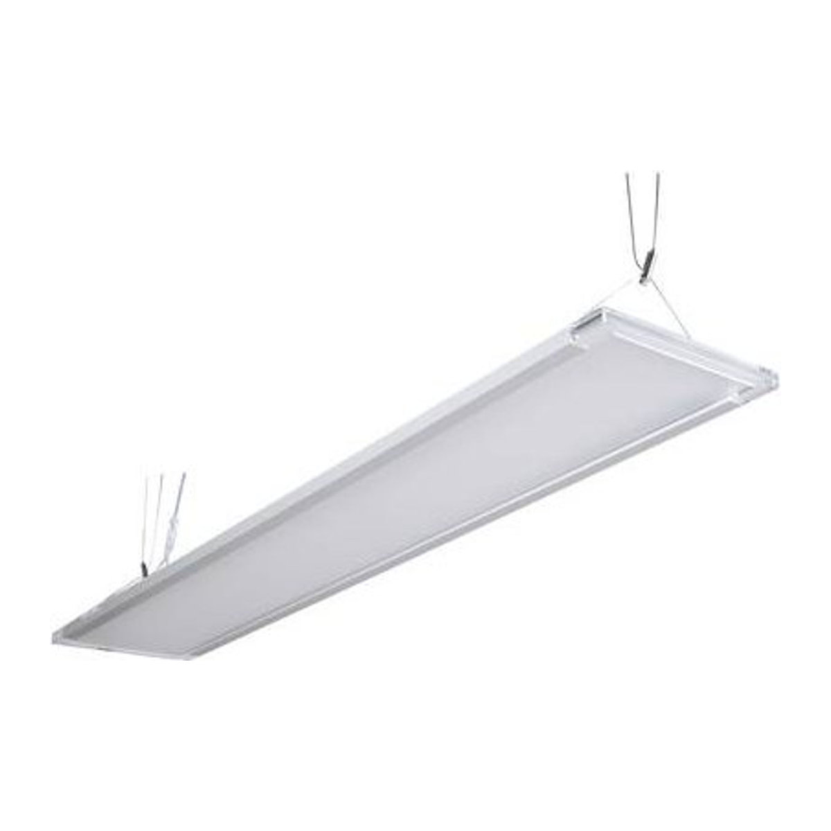 Opple LED-Pendelleuchte aus Aluminium in Weiß und Alufarben, minimalistisches Design - Bild 1