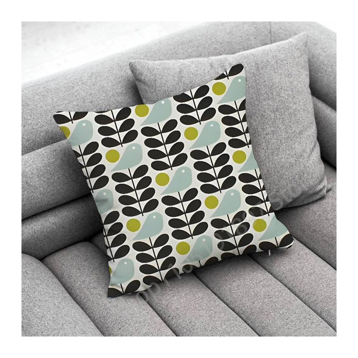 Orla Kiely Folio Kissenbezug Mehrere Stiele quadratisch B/T/H: 45 x 45 cm - Bild 1