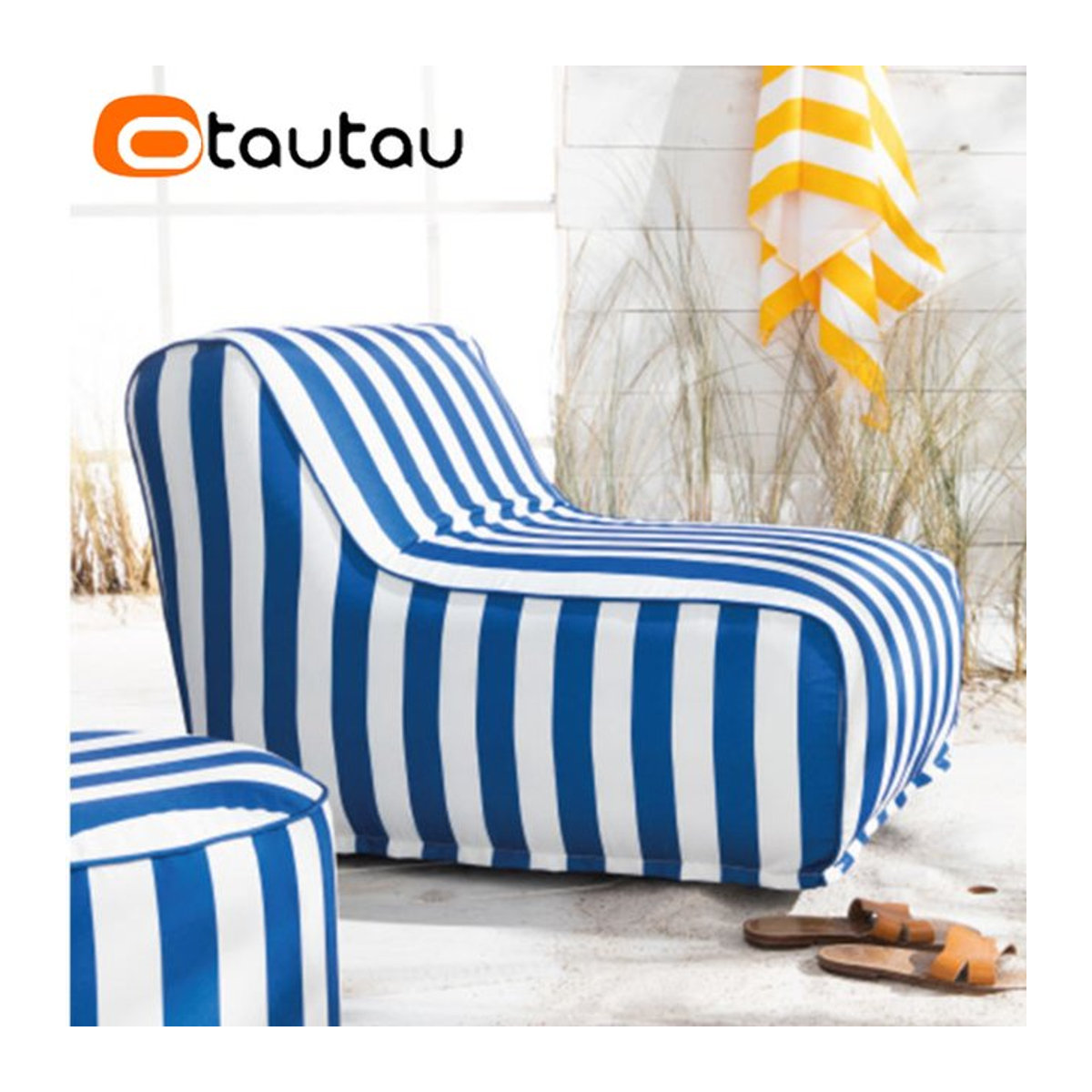 Otautau aufblasbare Sofa Abdeckung Blau für den Außen- und Innenbereich als Sitzsack, Liege und Hocker - Bild 1