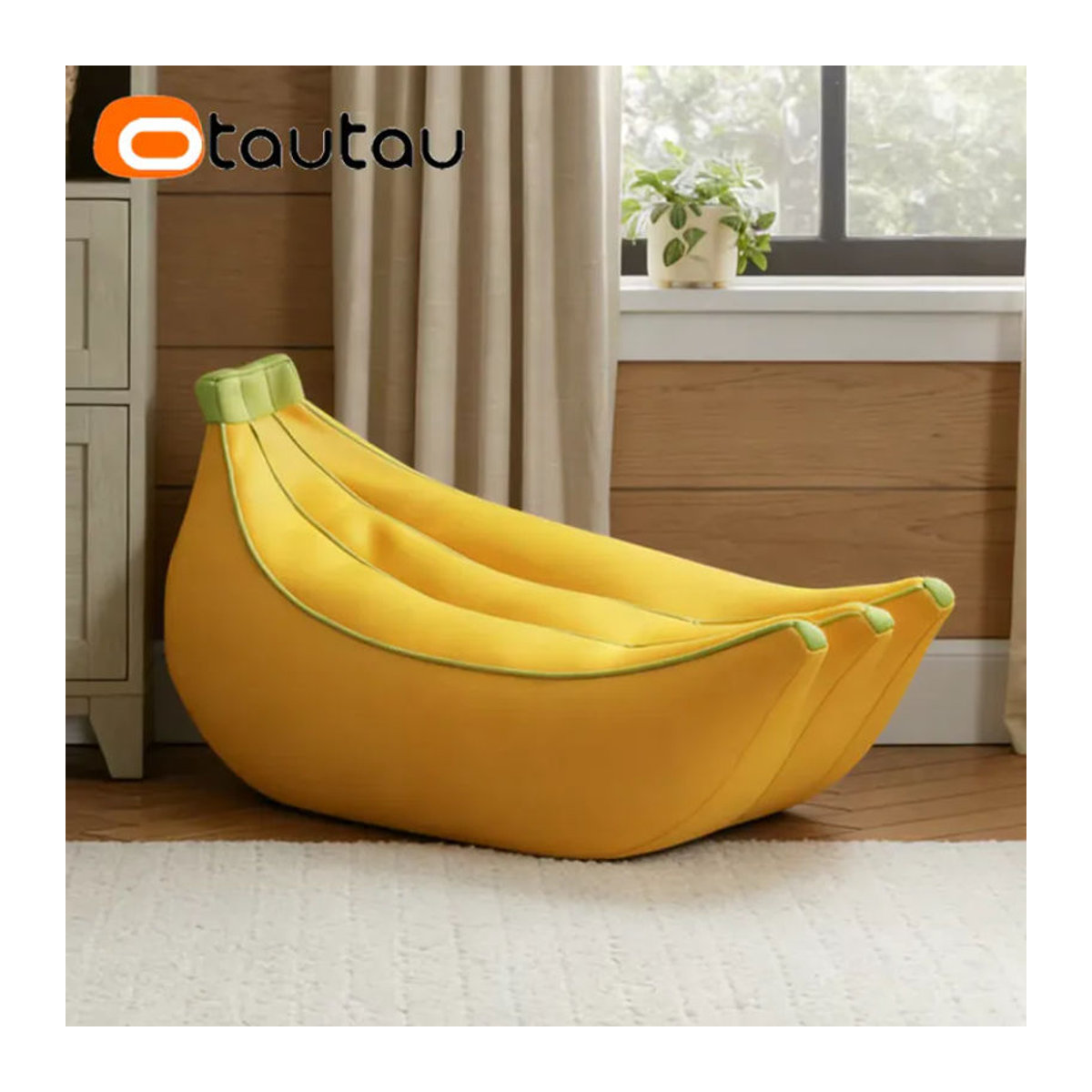 OTAUTAU Bean Bag Lounger Cover Banana Mesh Floating Pouf für den Pool SF629 - Bild 3