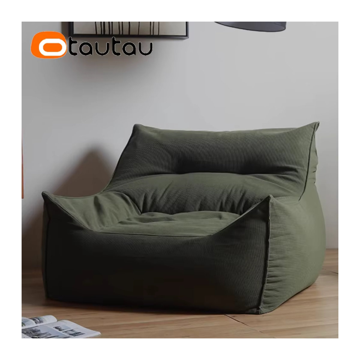 OTAUTAU Cord-Sitzsackbezug SF440 in Light Grey - Bild 3