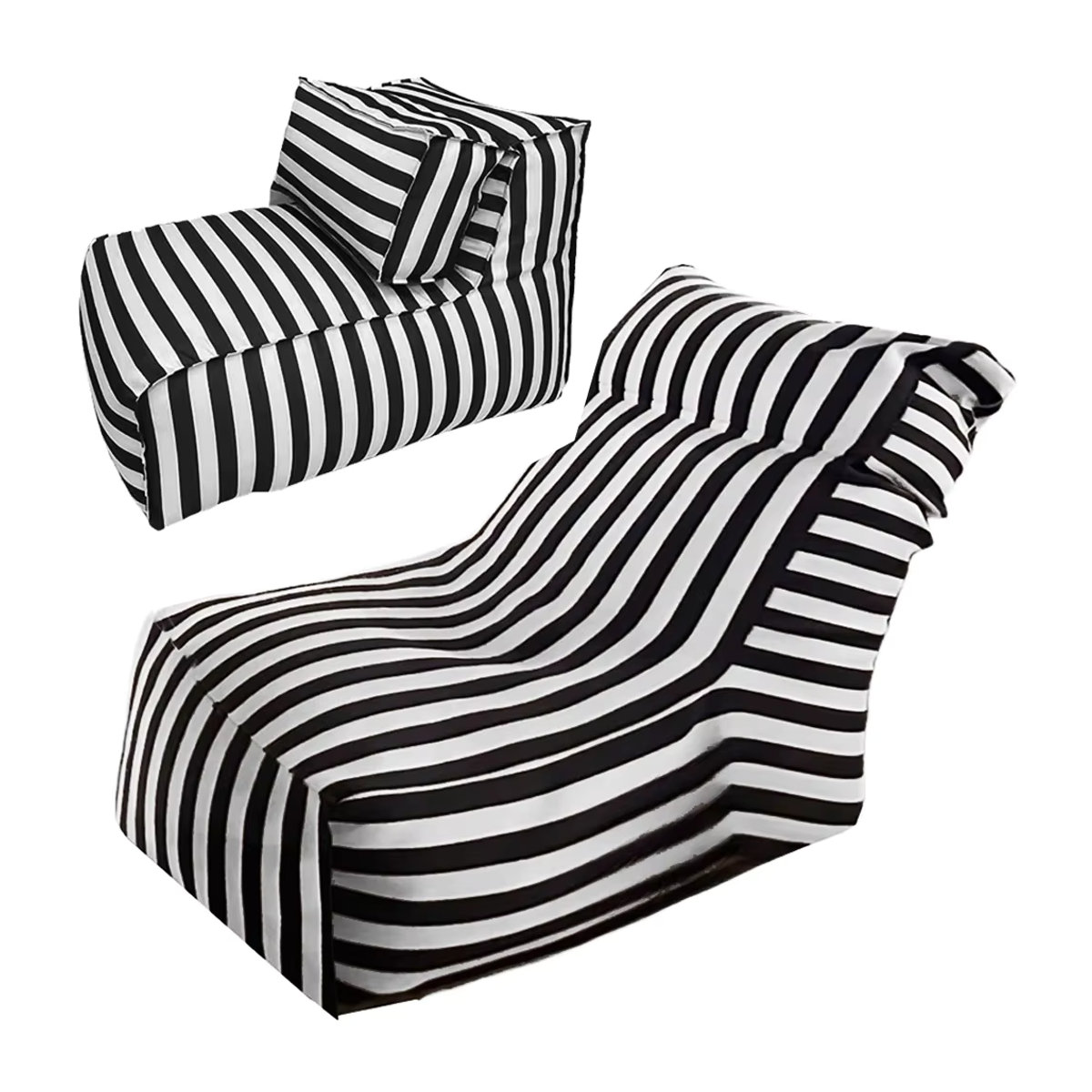 OTAUTAU Outdoor Sitzsack Abdeckung Schwarz für Pool Float und Liege SF195 - Bild 6