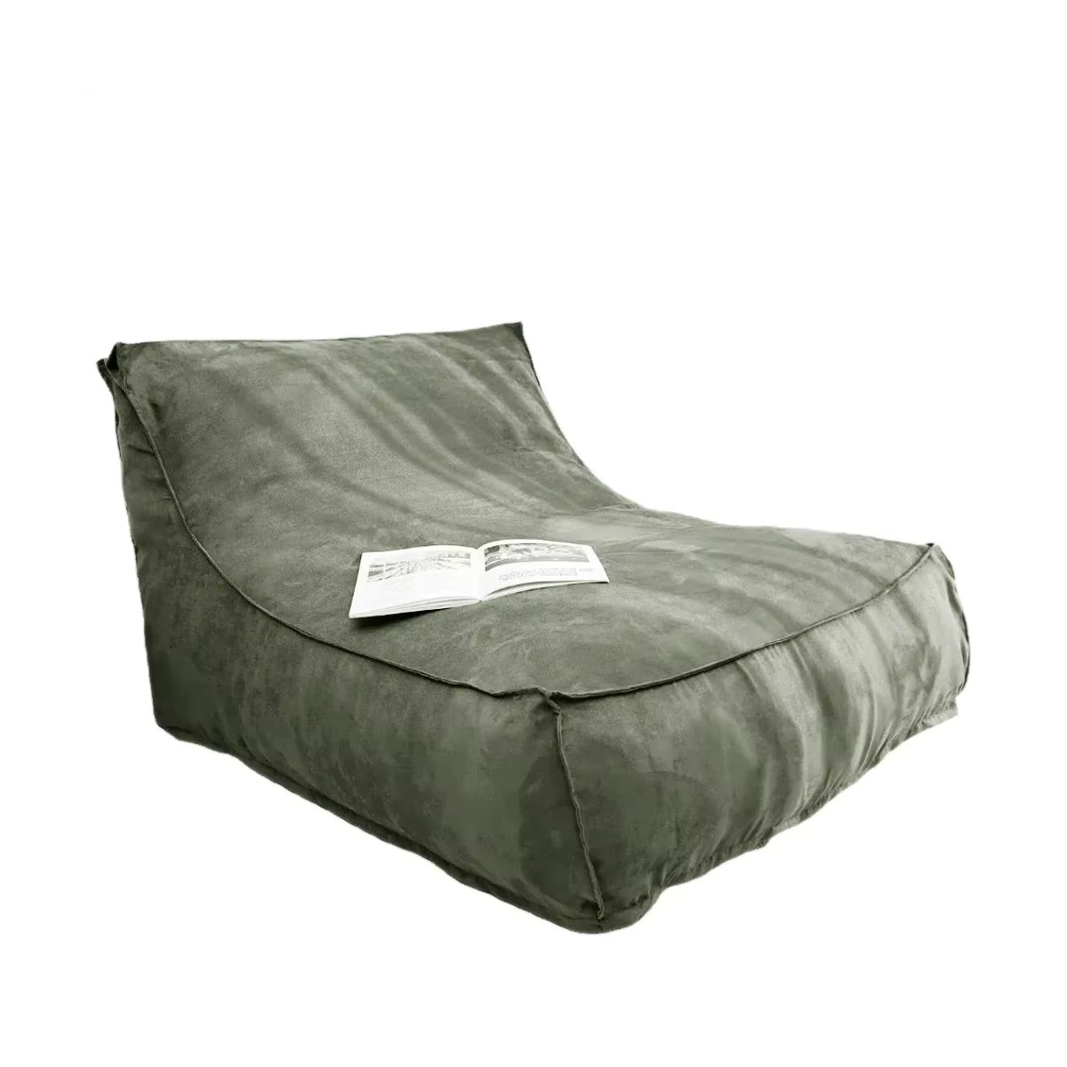Otautau Outdoor Sitzsack Liege Abdeckung für Garten und Strand in Grau und Grün - Bild 7