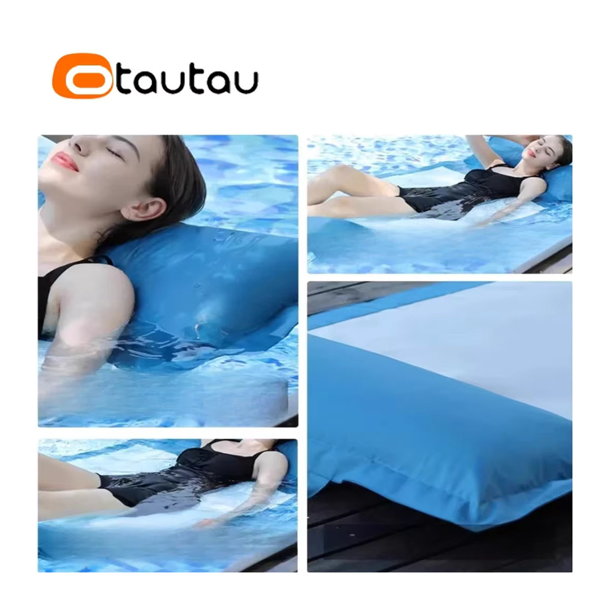 OTAUTAU Schwimmender Sitzsackbezug für Schwimmbäder in Lake Blue (ohne Füllung) - Bild 4