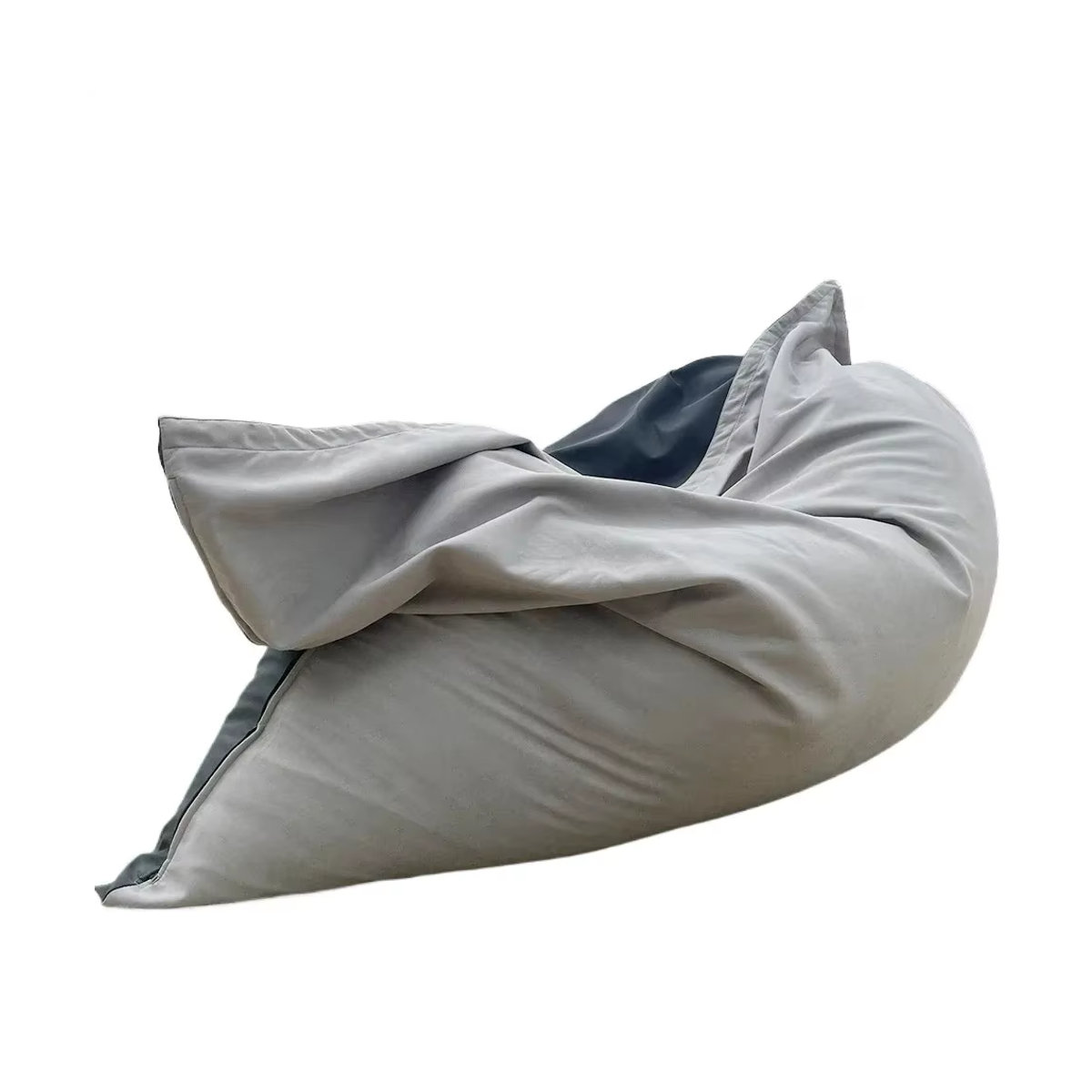 Otautau Sitzsack Abdeckung aus weichem Wildleder-Imitat für Home und Outdoor, B: 180 cm, T: 140 cm, ohne Füllung - Bild 7
