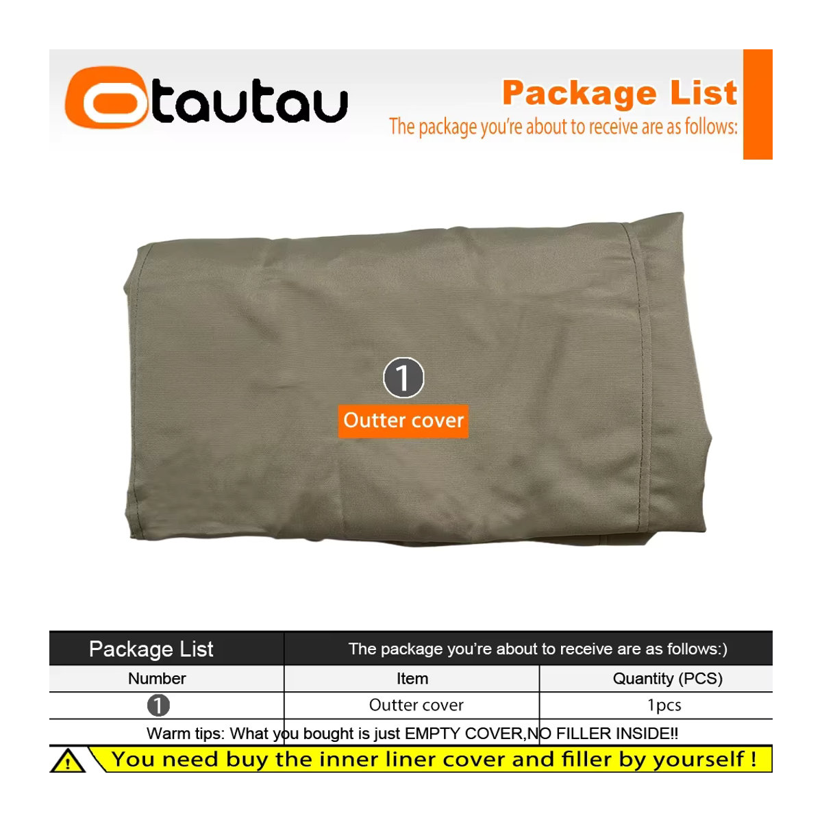 Otautau Sitzsack Lounge Cover mit Innenliner ohne Füllung SF228 - Bild 2