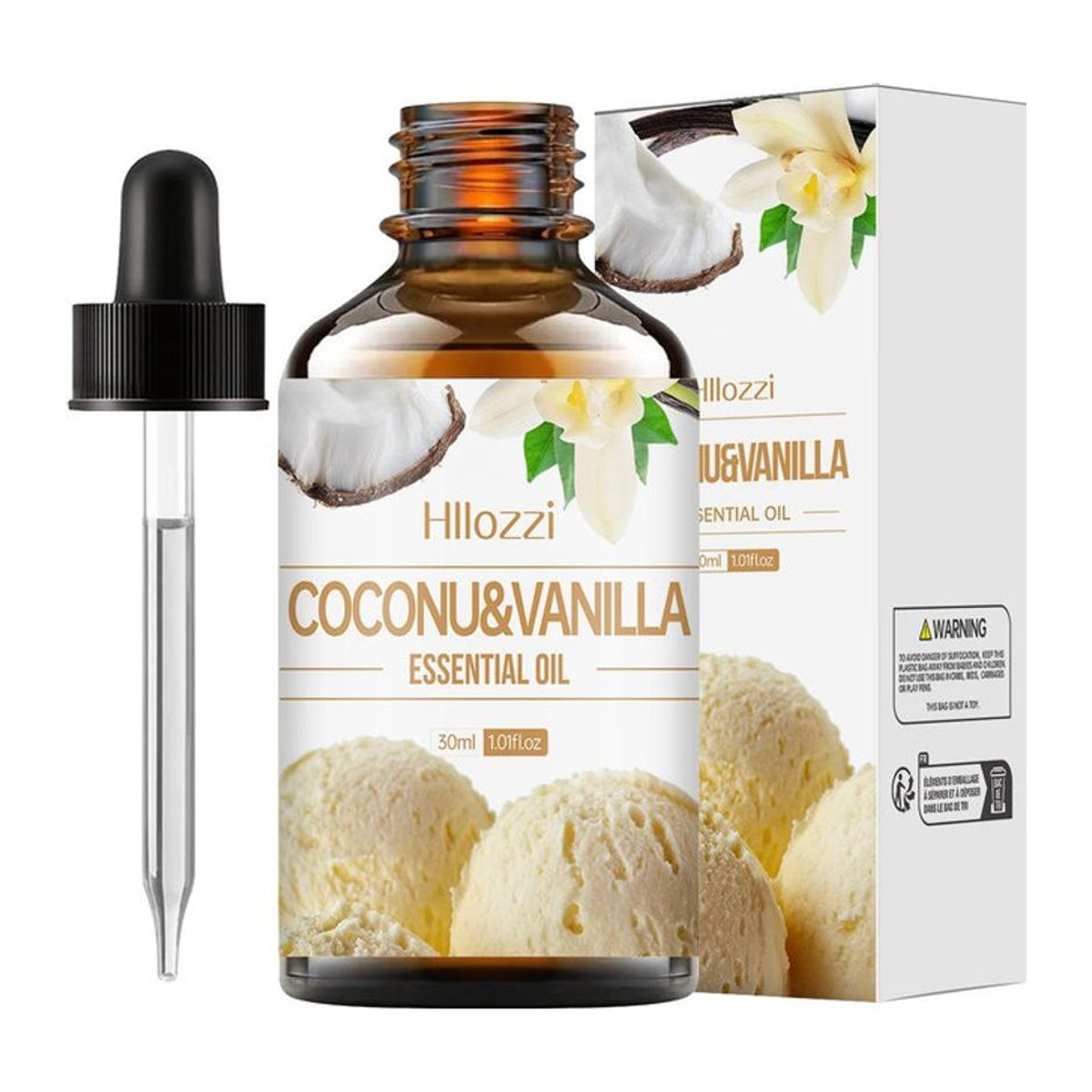 OTRESS Vanille ätherisches Öl für Aromatherapie und DIY-Kosmetik, 30 ml - Bild 2