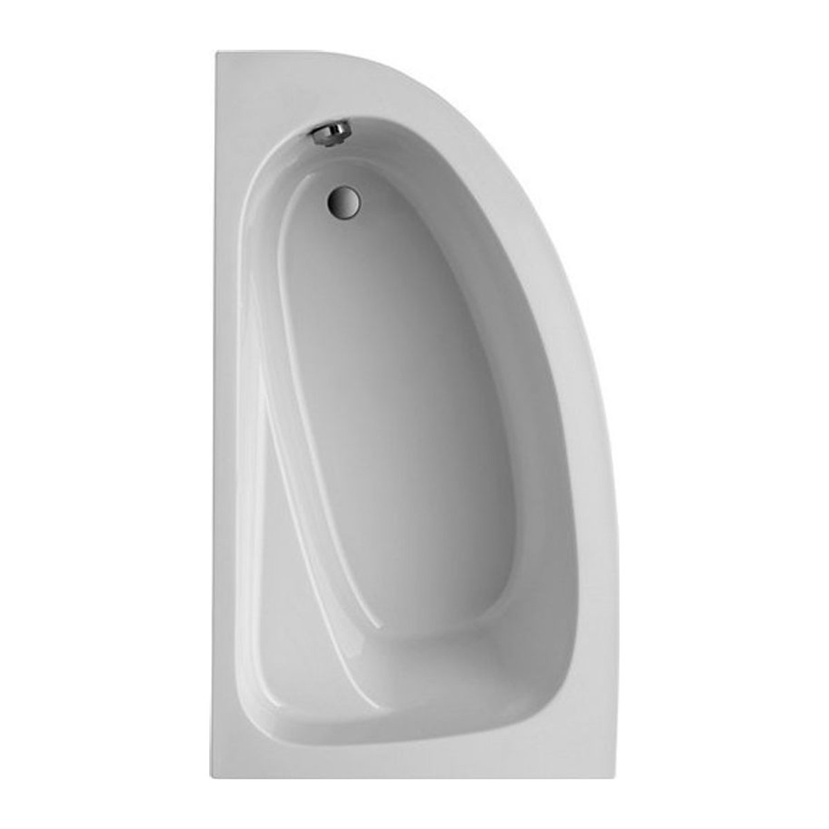 OTTOFOND Badewanne Marina aus Acryl in Weiß, B/H/L: 90 x 42 x 160 cm - Bild 1