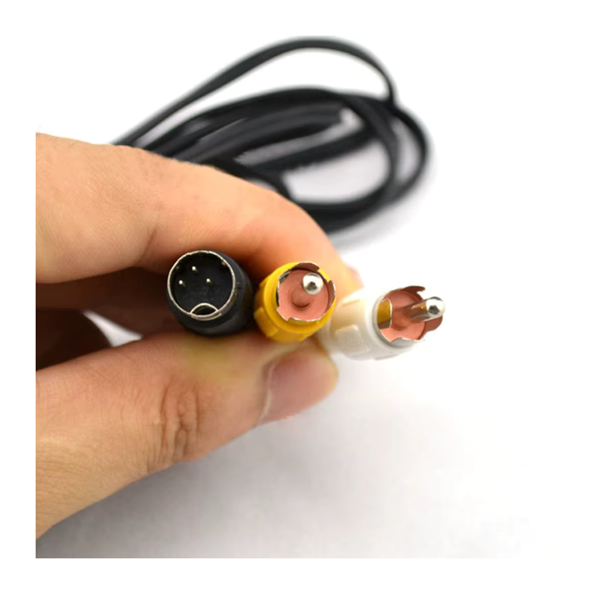 OULLX Stereo-Audio-Video-Kabel mit 2 RCA AV-Anschlüssen für Sega Mega Drive 2 und Mega Drive 3, Bunt - Bild 2