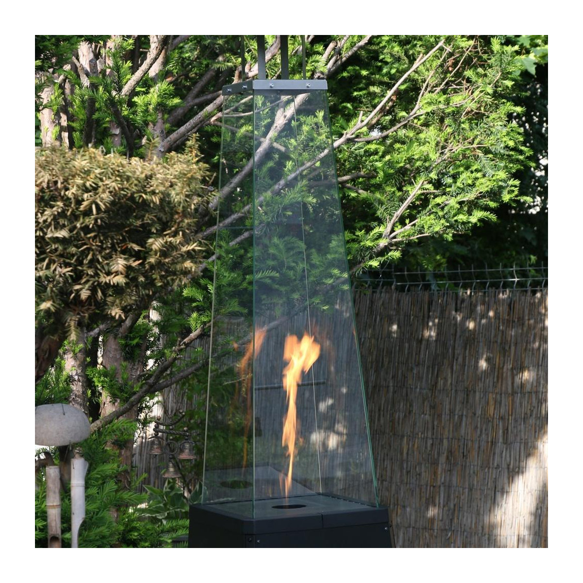 Outdoor-Gasheizer Kratki Umbrella BS Steel 12 kW Set in Steel - Bild 7