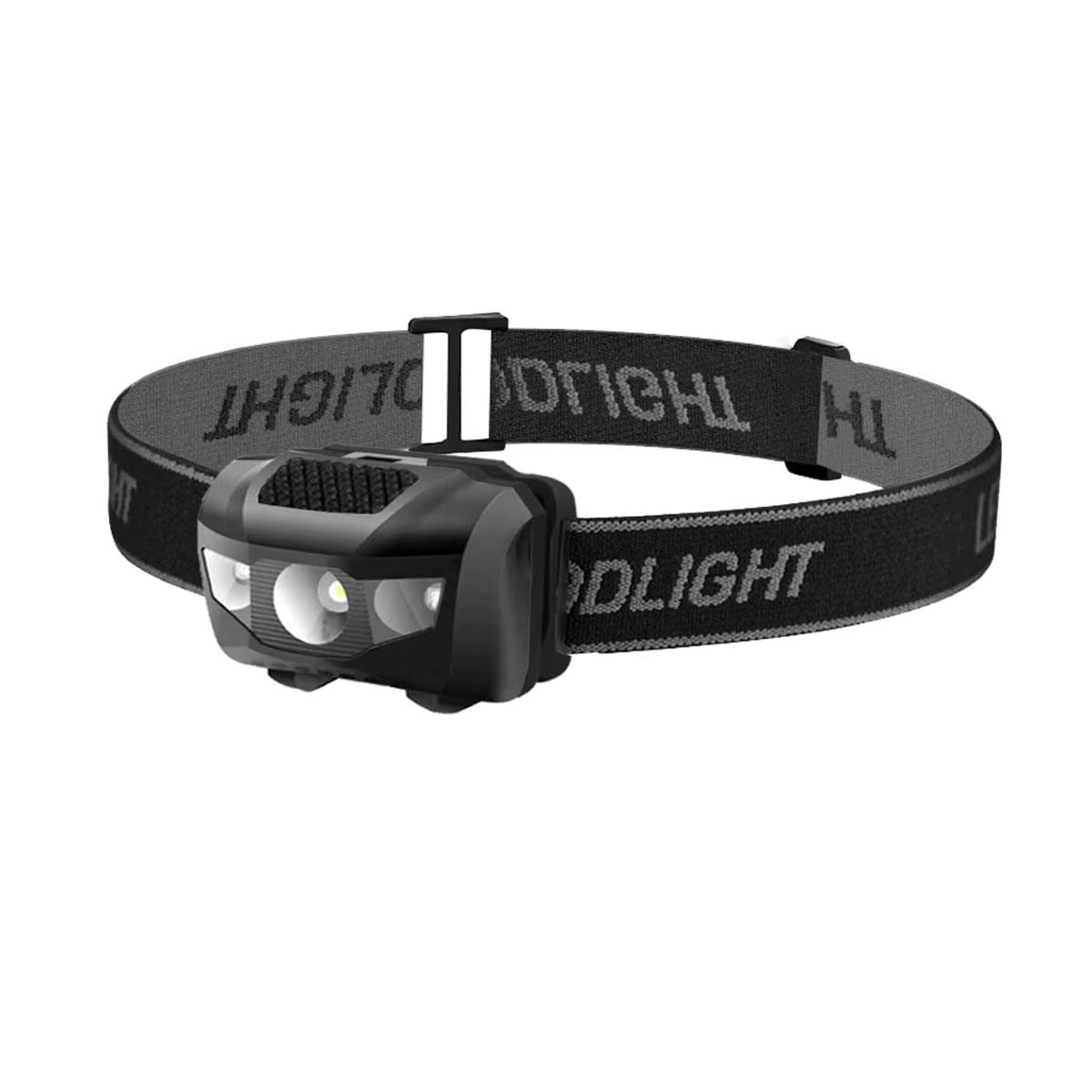 Outdoor-Tool Mini LED Scheinwerfer mit Weiß- und Rotlicht, 3W Leistung, 4 Modi, Kopf-Taschenlampe für Camping und Jagd, Betrieb mit AAA-Batterien - Bild 4