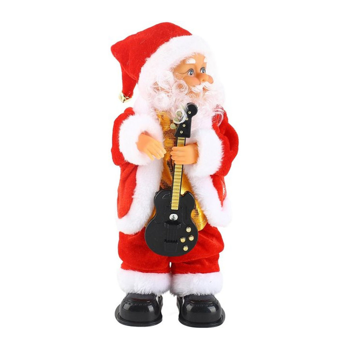 OutsideWorld Singender und tanzender Weihnachtsmann als elektrische Musikfigur in Rot zur Weihnachtsdekoration - Bild 1